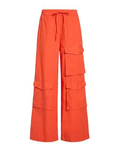 Essentiel Antwerp Woman Pants Orange Size 6 Cotton In Multi
