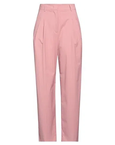 Essentiel Antwerp Woman Pants Pink Size 6 Recycled Polyester, Viscose, Elastane