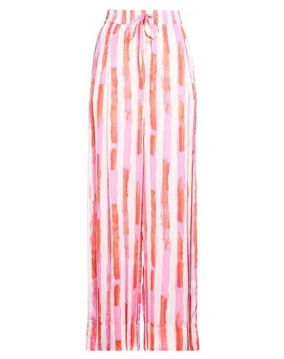 Essentiel Antwerp Woman Pants Red Size 4 Rayon In Multi