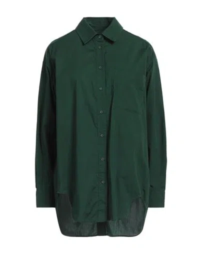 Essentiel Antwerp Woman Shirt Green Size S Cotton