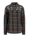 Essentiel Antwerp Goldfield Green Shirt In Green