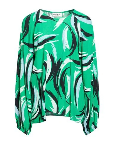 Essentiel Antwerp Woman Top Green Size 6 Viscose In Multi