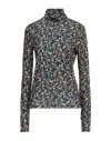 Essentiel Antwerp Haisy Turtleneck T-shirt In Night Shade In Blue