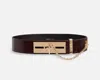 Essentiel Antwerp Women's Havannah Leather Belt In Sirah