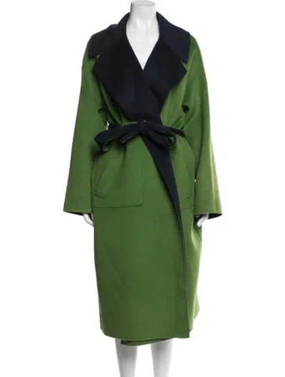 Pre-owned Essentiel Antwerp Wool Coat W/ Tags In Green
