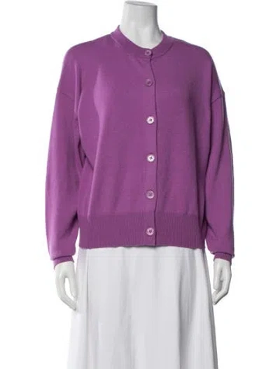 Pre-owned Essentiel Antwerp Wool Crew Neck Sweater W/ Tags In Purple