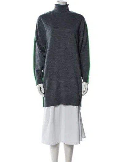 Pre-owned Essentiel Antwerp Wool Turtleneck Sweater In Gray