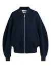Essentiel Antwerp Zip-fastening Bomber Jacket In Blue