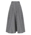 Essentiel Antwerp Hat Dark Blue Midi Skirt In Blue
