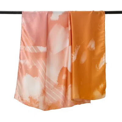 Essenty-paris Women's Orange Ascend Metamorphosis Scarf