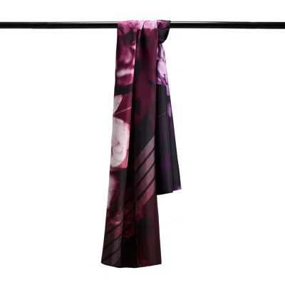Essenty-paris Women's Purple Petalise Sillage Scarf