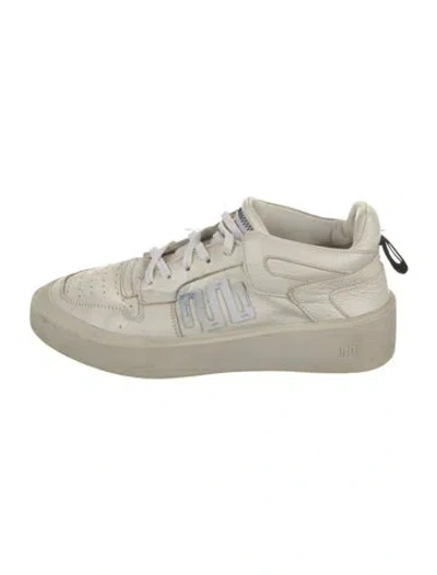 Pre-owned Esseutesse Leather Sneakers In Neutrals