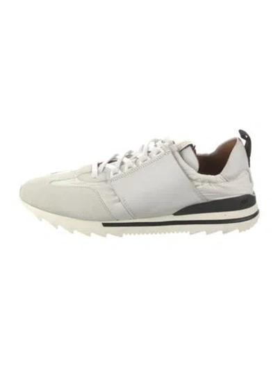 Pre-owned Esseutesse Nylon Sneakers In White