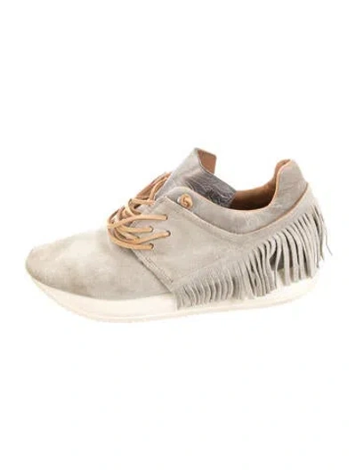 Pre-owned Esseutesse Suede Sneakers In Multicolor