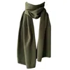 Essien & Emre Cashmere Scarf Khaki Green Men In Green