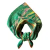 Essien & Emre Women's Green / Yellow / Orange Triangle Scarf Pattern Green Orange Medium In Green/yellow/orange
