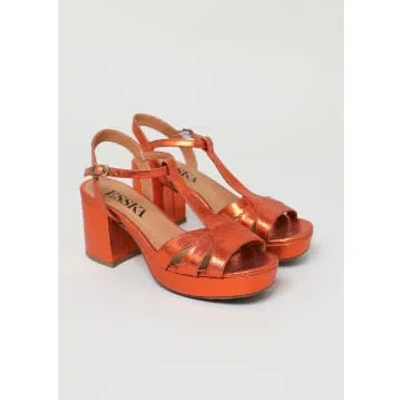 Esska Charlie Heels In Orange