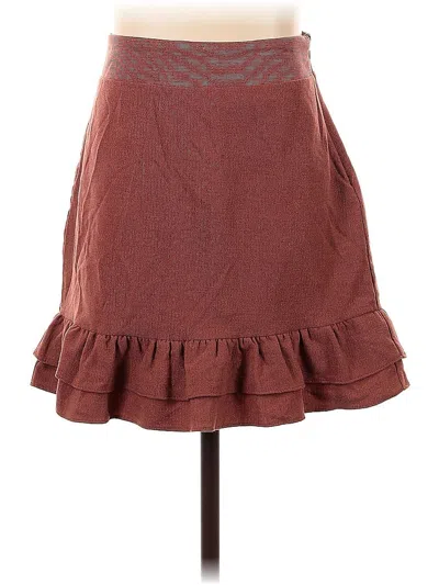 Pre-owned Essue Casual Skirt In Brown