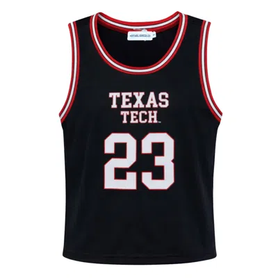 Established & Co. Women's #23 Crop Basketball Jersey In Black