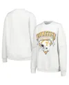 Established & Co. Women's  Ash Tennessee Volunteers Logo Pullover Sweatshirt In Ash