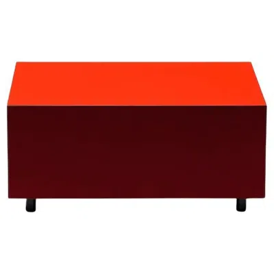 Pre-owned Established & Sons Bloc L640 With Drawer Red  Pauline Deltour
