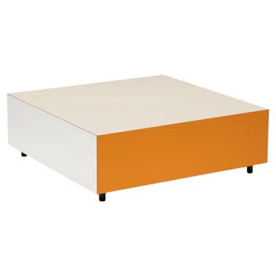 Pre-owned Established & Sons Bloc L850 With Drawer Orange  Pauline Deltour