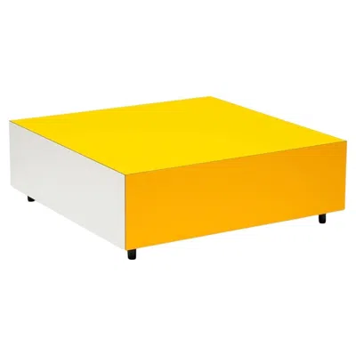 Pre-owned Established & Sons Bloc L850 With Drawer Yellow  Pauline Deltour