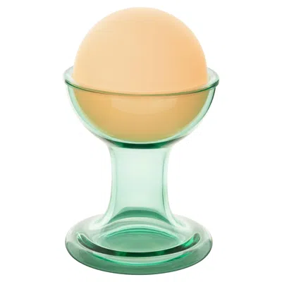 Pre-owned Established & Sons Carlo Nason 'gelato' Portable Table Lamp In Mint Glass For  In Sand