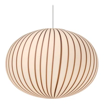 Pre-owned Established & Sons 'filigrana' S4 Ellipse Lamp In Black And Opal Blown Glass For