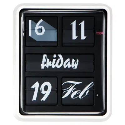 Pre-owned Established & Sons Font Clock G270 Large By  Sebastian Wrong In Black