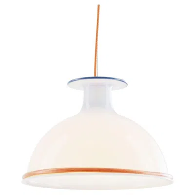 Pre-owned Established & Sons Mark Light S1 Ø300 110/120v Opal Blue Orange By Martino Gamper