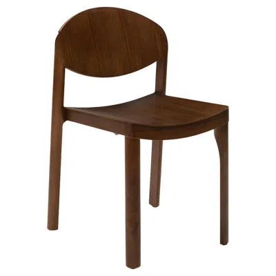 Pre-owned Established & Sons Mauro Chair In Walnut By Mauro Pasquinelli In Brown