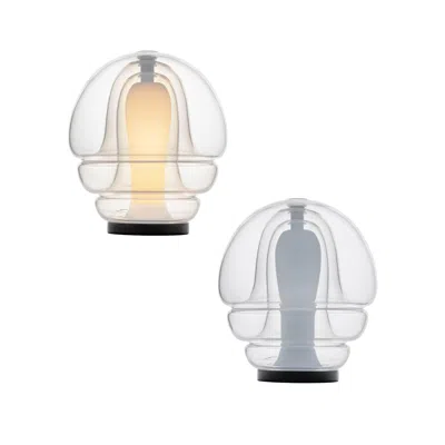Pre-owned Established & Sons Medium Medusa Mouthblown Glass Table Lamp By Carlo Nason For  In Transparent