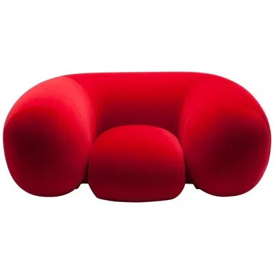 Pre-owned Established & Sons Mollo Armchair In Red By Philippe Malouin