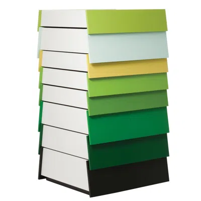 Pre-owned Established & Sons Stack-8 Drawers By Raw Edges And Shay Alkalay In Multi