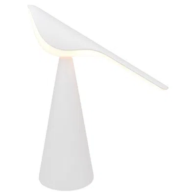 Pre-owned Established & Sons Tiki Table Lamp In White Matt Finish By Nao Tamura