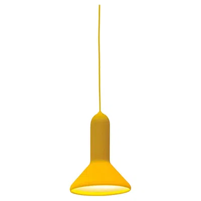 Pre-owned Established & Sons Torch Light Pendant S1 Cone Ø150 Yellow By  Sylvain Willenz