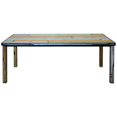 Pre-owned Established & Sons Wrongwood Dining Table By Richard Woods & Sebastian Wrong In Multi