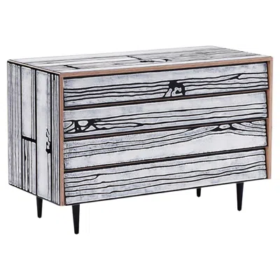 Pre-owned Established & Sons Wrongwoods White With Black Drawers By