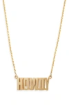 Established Diamond Pendant Necklace In Gold
