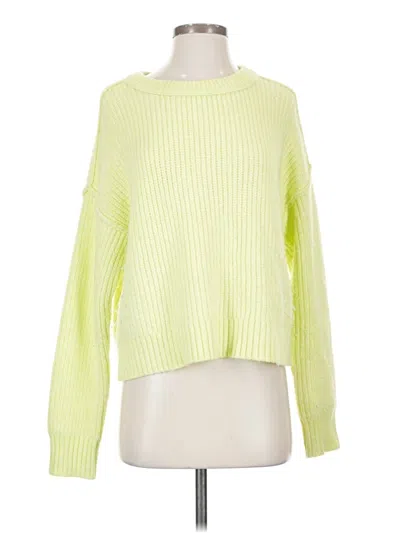 Pre-owned Established Pullover Sweater In Yellow