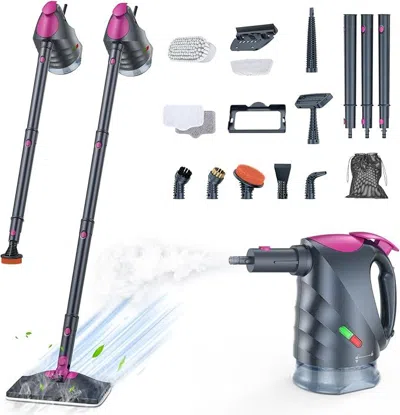 Estassay 1 Steam Cleaner, Steam Mop & Detachable Handheld Steam Cleaner With 320ml Water Tank, 10s Fast Heati
