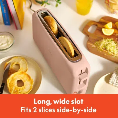 Estassay 2 Slice Slim Toaster, Fits-anywhere Kitchenware, 6 Setting Shade Control With Reheat & Cancel Button