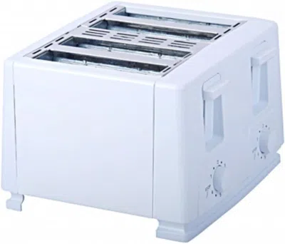 Estassay 4 Slice Toaster, White