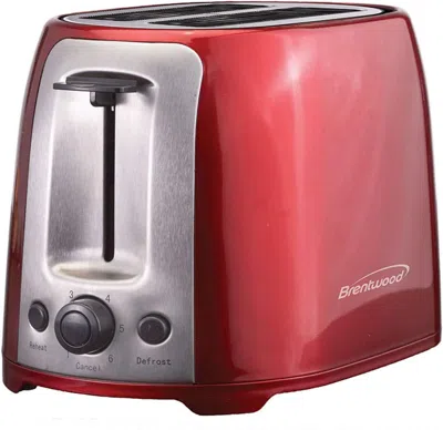 Estassay Cool Touch 2-slice Extra Wide Slot Toaster, Red
