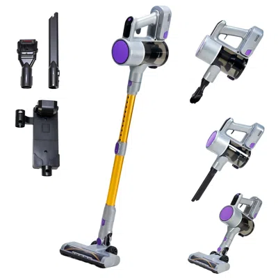 Estassay Cordless Vacuum Cleaner, Lightweight Stick Vacuum Household Anti-tangling And Led Light, Powerful Re