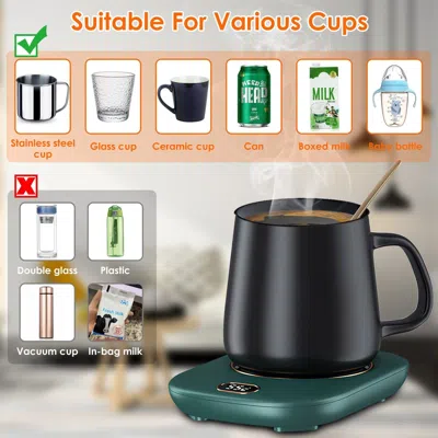 Estassay Electric Coffee Mug Warmer For Desk Auto Shut Off Usb Tea Milk Beverage Cup Heater Heating Plate For