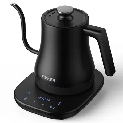 Estassay Electric Gooseneck Kettle Temperature Control Pour-over Tea Kettle For Coffee Brewing; Stainless Ste