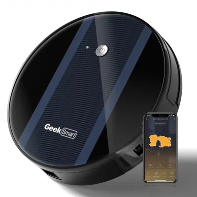 Estassay Geek Smart Robot Vacuum Cleaner G6; Ultra-thin; 1800pa Strong Suction; Automatic Self-charging; App 