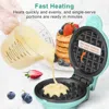 Estassay Mini Waffle Maker, 4" Chaffle Maker